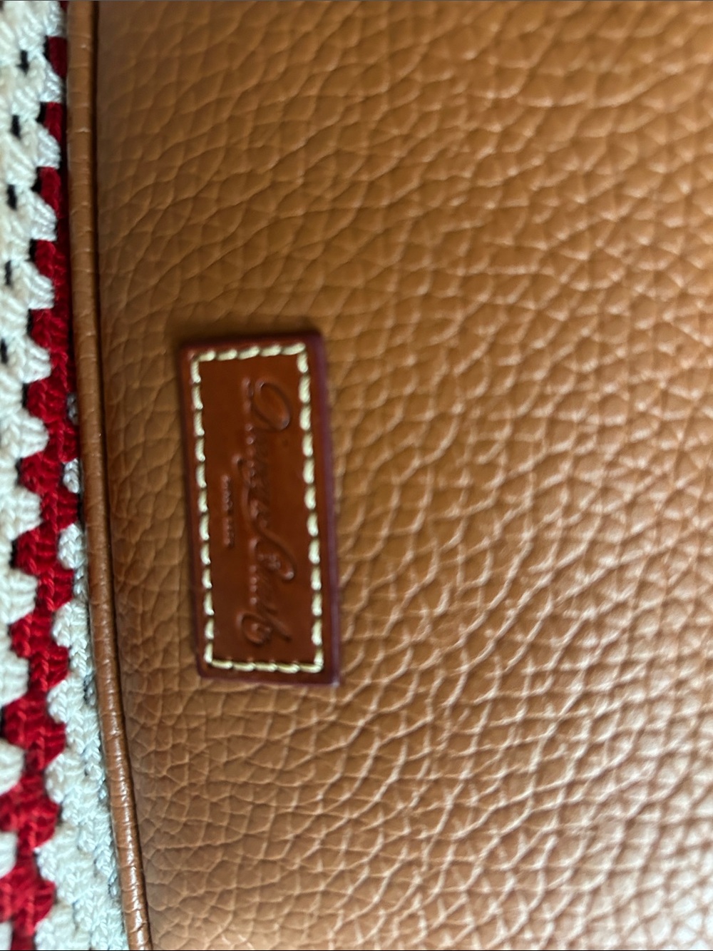 Dooney & Bourke Tan Pebble Leather Toiletry Kit - Picture 7 of 7